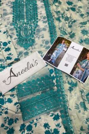 Iznik Unstitch Lawn Embroidery 02