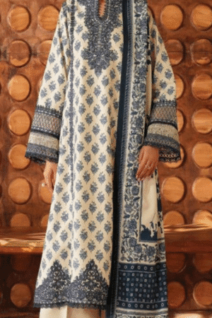 Iznik Unstitch Lawn Embroidery 01